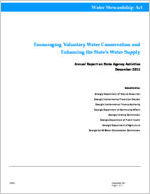 Water Stewardship Act encouraging voluntary water conservation and enhancing the state's water supply: annual report on state agency activities [Dec. 2011]
