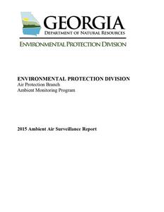 2015 Ambient air surveillance report