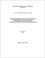 Ground-water quality in Georgia for 2014