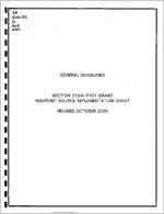General guidelines, Section 319(h) FY01 Grant, Nonpoint Source Implementation Grant