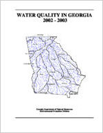 Water quality in Georgia [2002-2003]