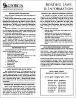 Georgia boating laws and information