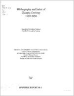 Bibliography and index of Georgia geology / from the American Geological Institute GeoRef Information System