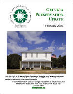 Georgia preservation update [Feb. 2007]