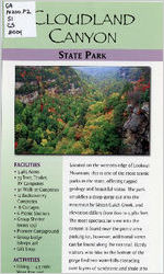 Cloudland Canyon State Park