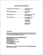 2011 Georgia tuberculosis report