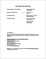 2013 Georgia tuberculosis report