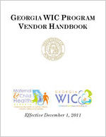 Georgia WIC Program vendor handbook