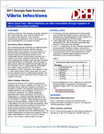 2011 Georgia data summary: Vibrio infections [Oct. 2013]