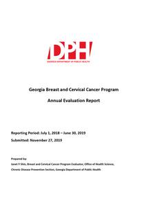 Georgia Breast and Cervical Cancer Program annual evaluation report, 2018-2019