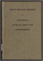 Report of Georgia public service commission. Fifty-second report, 1924