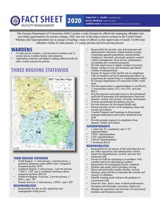 Fact sheet, facility management, 2020