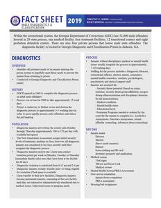 Fact sheet, male diagnostics & classification 2019