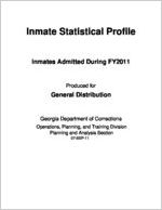 Inmate statistical profile, inmates admitted during FY 2011