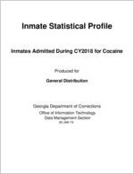 Inmate statistical profile. Inmates admitted during CY2018 for cocaine crime