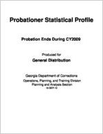 Probationer statistical profile, probation ends during CY 2009 [Sept. 15, 2010]