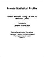 Inmate statistical profile. Inmates admitted during CY 1995 for marijuana crime
