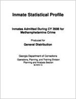 Inmate statistical profile. Inmates admitted during CY 2006 for methamphetamine crime