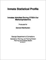 Inmate statistical profile: inmates admitted during CY 2014 for methamphetamine [Feb. 2, 2015]