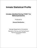 Inmate statistical profile: inmates admitted during CY 2017 for methamphetamine