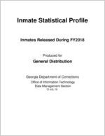 Inmate statistical profile, inmates released during FY 2018
