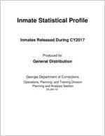 Inmate statistical profile, inmates released during CY 2017