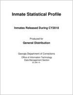 Inmate statistical profile, inmates released during CY 2018