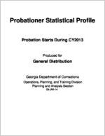 Probational statistical profile. Probationers start during CY 2013