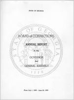 Annual report to the Governor and the General Assembly from July 1, 1968 - June 30, 1969 [June 30, 1969]