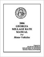 2006 Georgia millage rate manual for motor vehicles