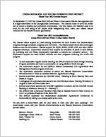 Coosa River Soil and Water Conservation District fiscal year 2013 annual report