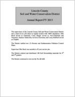 Lincoln County Soil and Water Conservation District fy 2013 annual report