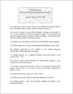 Oconee River Soil and Water Conservation District annual report, fy 2012