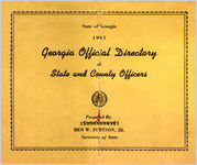 Georgia official directory of state and county officers [1947]
