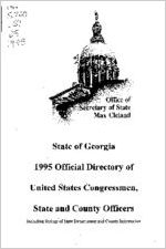 State of Georgia 1995 official directory of United States congressmen, state and county officers [1995]