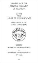 Members of the General Assembly of Georgia, Senate and House of Representatives, first session of 2005-2006 term [Jan. 2005]