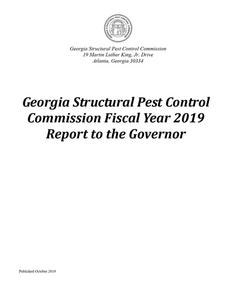 Fiscal year 2019 Report to the governor