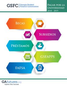 Pagar por la universidad 2018-2019
