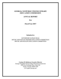 Annual report for fiscal year 2017