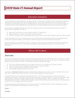 2010 state IT annual report