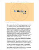 Initiatives, FY 2002 [2002]