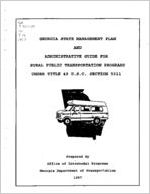 Georgia state management plan and adminstrative guide for rural public transportation programs under title 49 U.S.C. section 5311 [1997]