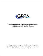 2004 annual air quality report (Georgia Regional Transportation Authority)