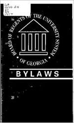 Board of Regents of the University System of Georgia Bylaws [1997]