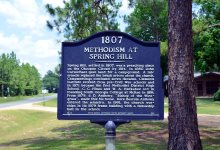 1807 Methodism at Spring Hill historical marker