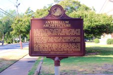 Antebellum Architecture historical marker