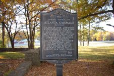 Atlanta Campaign Cassville historical marker