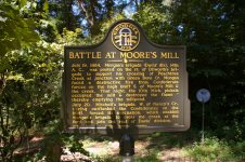 Battle at Moore's Mill historical marker