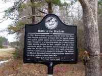Battle of the Blankets historical marker