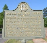Battle of Utoy Creek historical marker